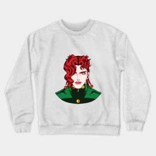 Kakyoin Green Anime Fan art Crewneck Sweatshirt